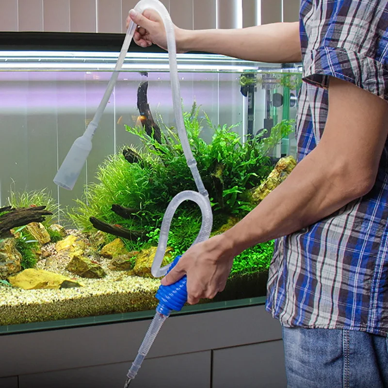 Planted Aquarium Products - Aquarium Siphon ถังปลา Siphon เครื่องดูดฝุ่นปั๊มกึ่งอัตโนมัติเปลี่ยนน้ํากรวดกรองน้ํา Aquarium
