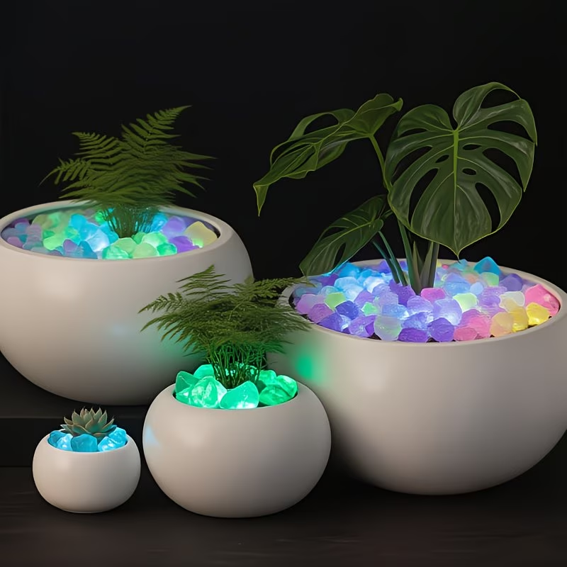 ชุดหินเรืองแสง 300 ชิ้น, ขนาด  - Aquarium Plant In Pot บทวิจารณ์และราคา
