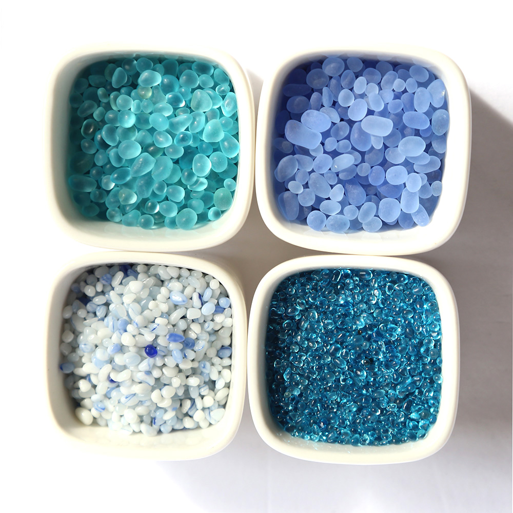 หินที่มีสีสันถังปลา Rock น้ําพ - Aquarium Plant In Pot บทวิจารณ์และราคา
