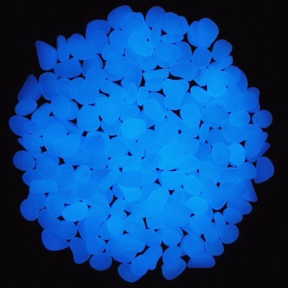 ถังปลา Rocks Glow Blue Pebbles - Aquarium Plant In Pot บทวิจารณ์และราคา