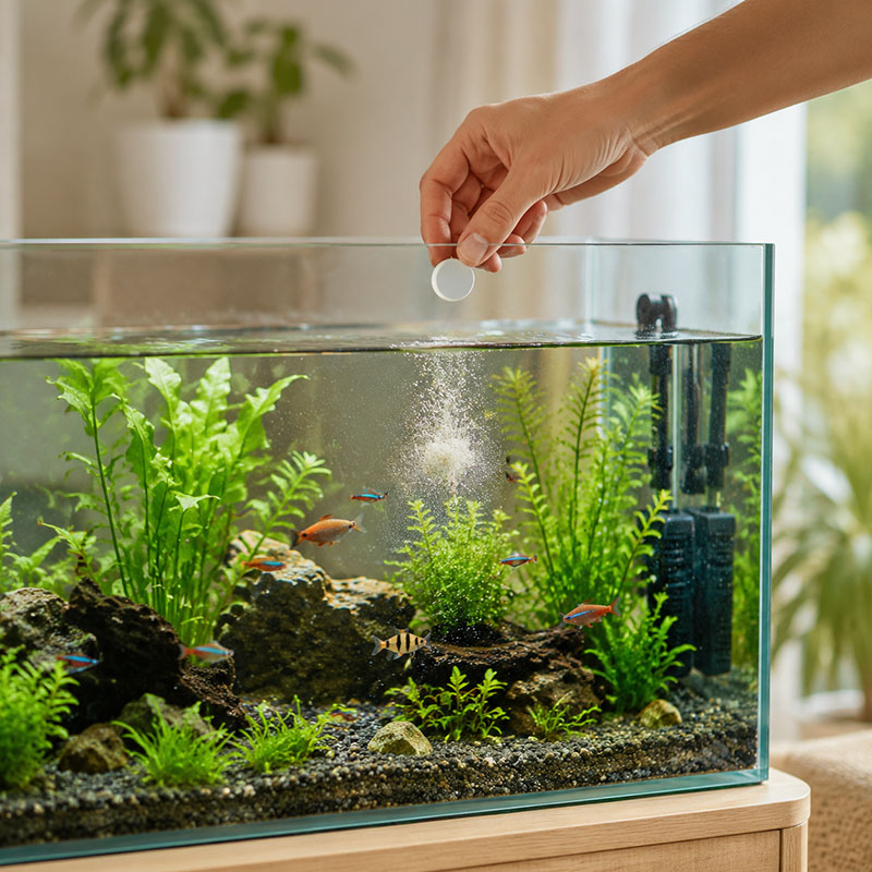 เม็ดกำจัดตะไคร่น้ำในตู้ปลา MIR - Aquarium Plant In Pot บทวิจารณ์และราคา